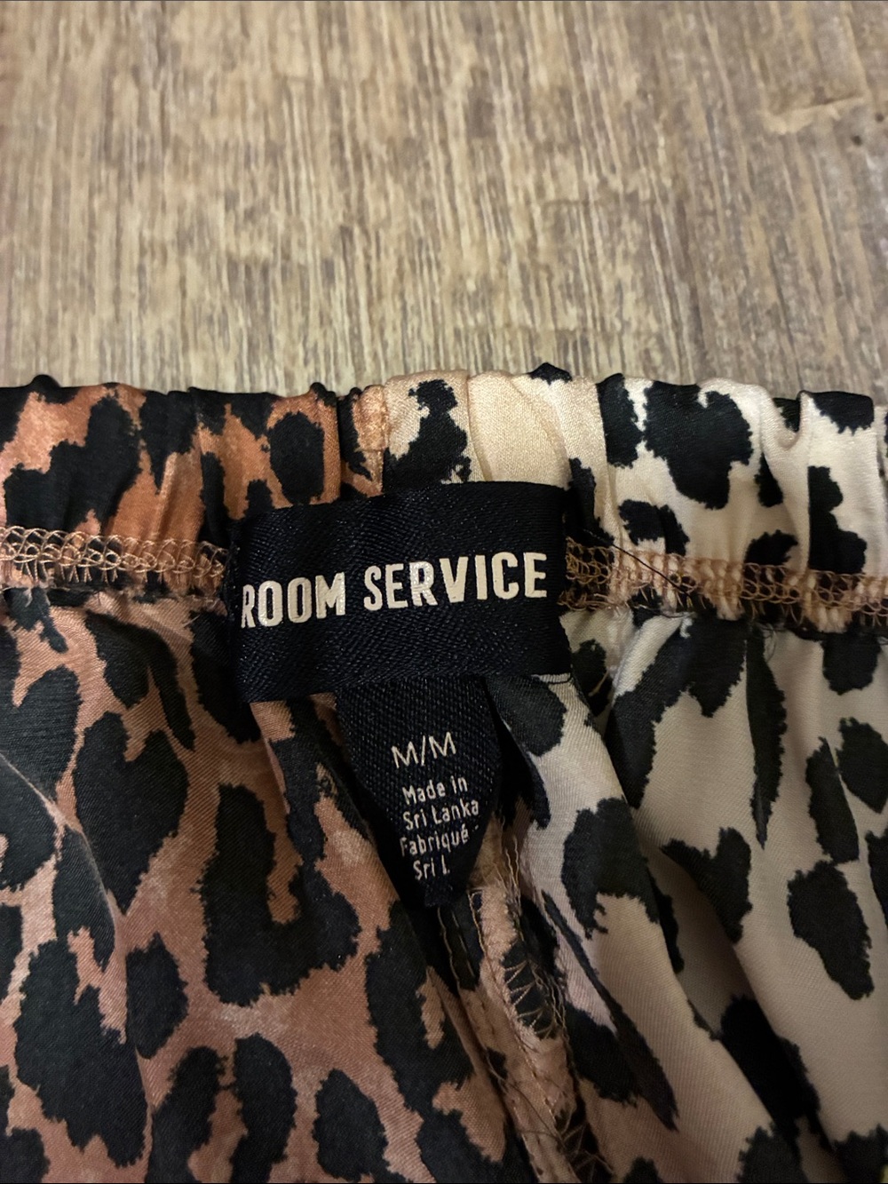 Room Service animal print pajamas (M) - Picture 6 of 8